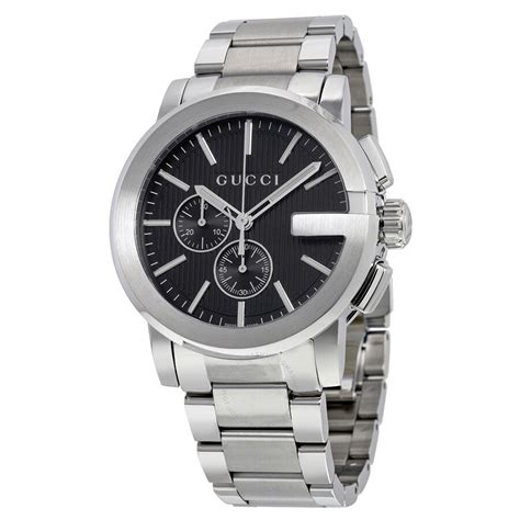 gucci watch stainless steel mens|stainless steel gucci ladies watches.